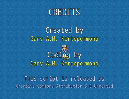 Hacked Together Credits Script